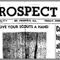 Mount Prospect Herald newspaper clipping.