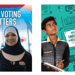 children's voting books collage