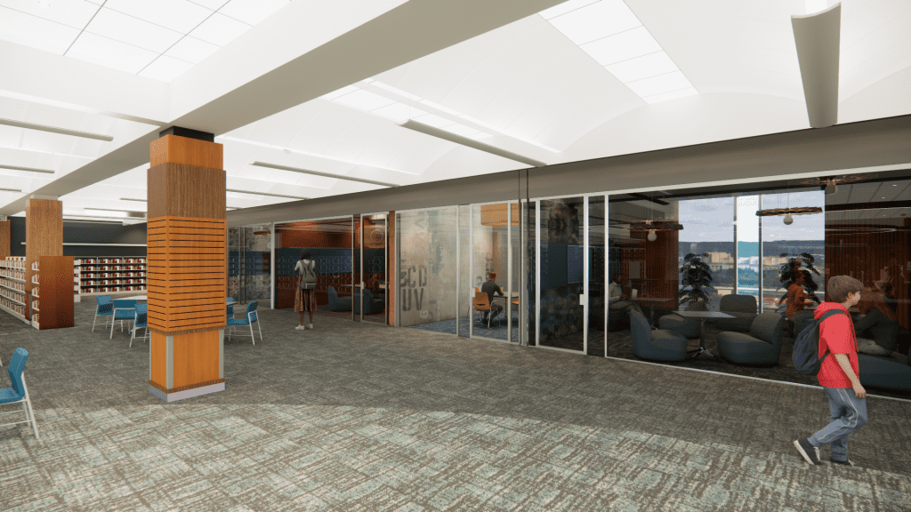 3-D rendering of Teens spaces.